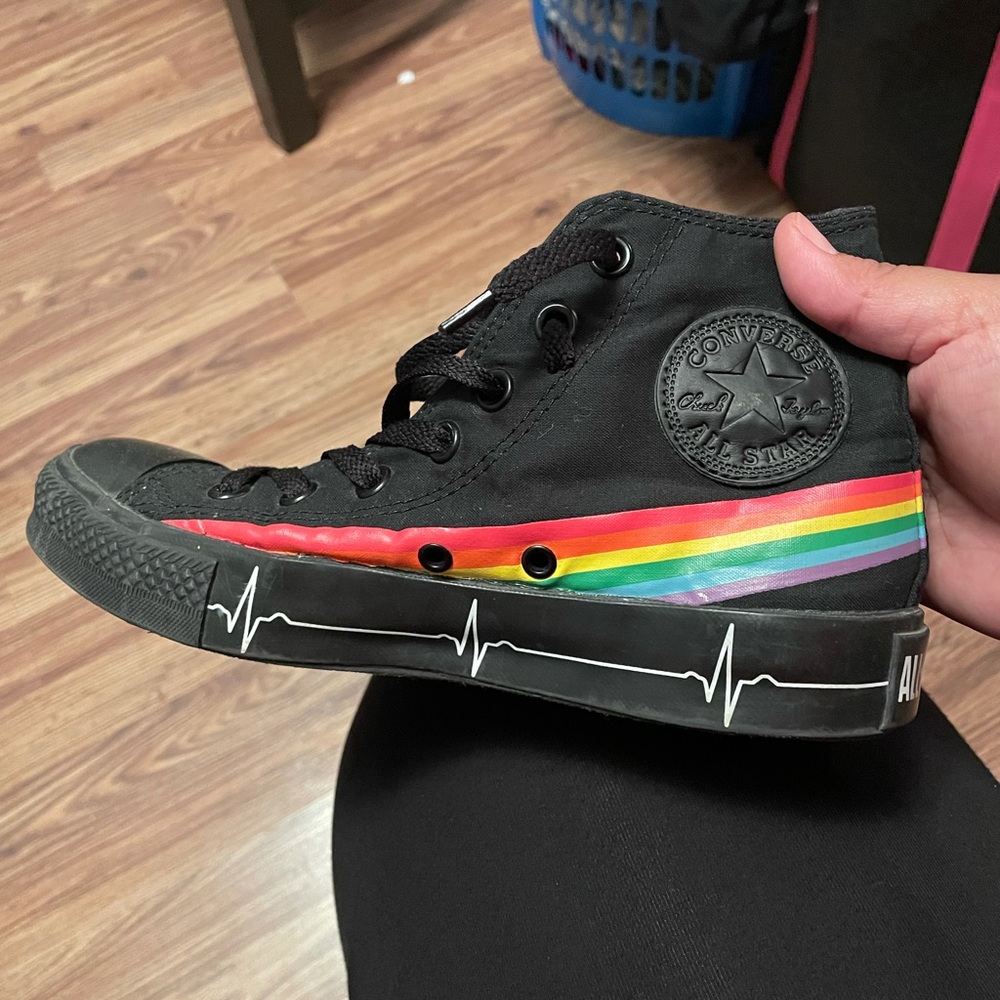 Limited edition Pink Floyd Converse sneakers